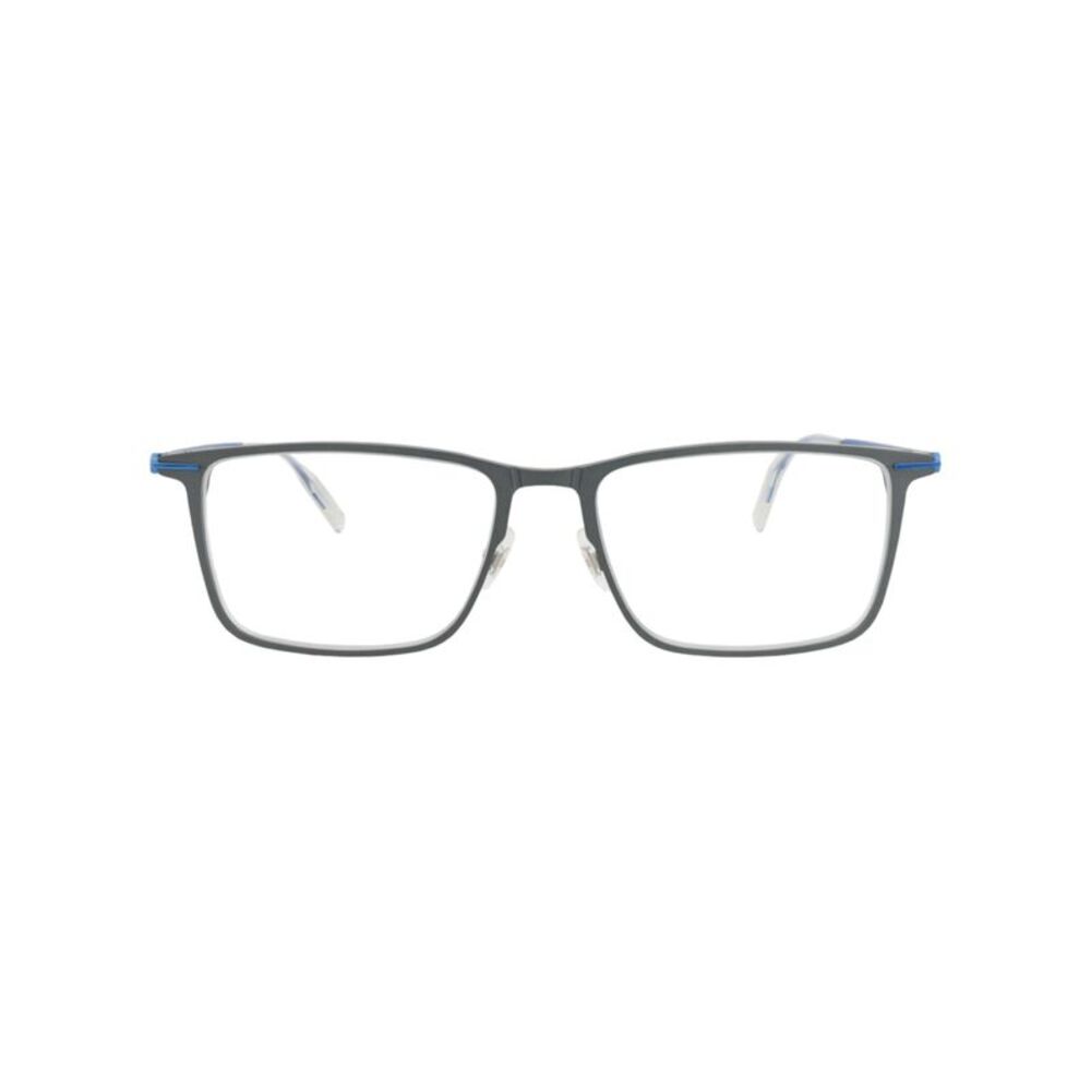 Montblanc Square-Frame Alluminium Optical Frames Blue Mens